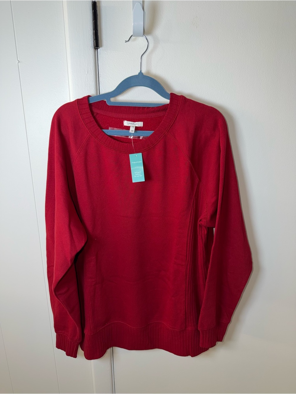 Maurices Sweater | Women’s Medium | Red Soft & Cozy | NWT